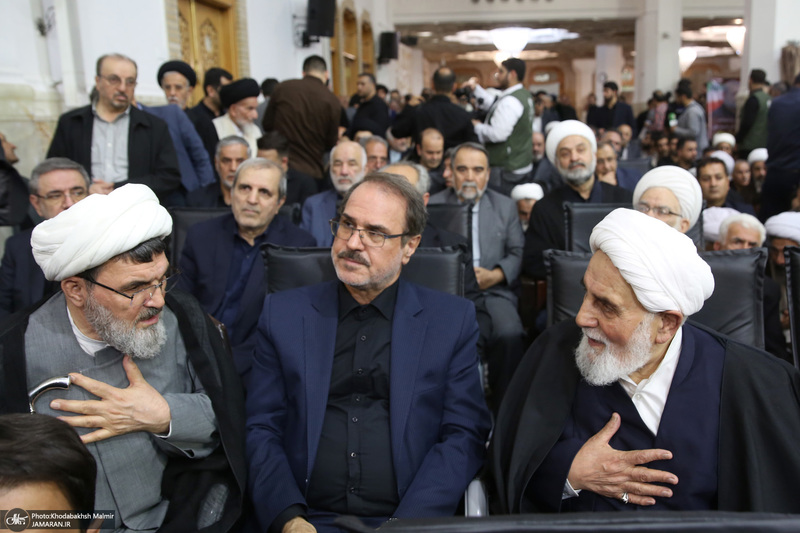 مراسم چهلم شهیدان لاریجانی در حرم مطهر حضرت معصومه (س) -2