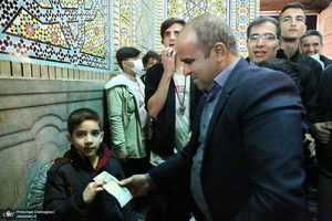 مراسم آغاز  سال 1401 در حرم کریمه اهل بیت (ع)‎