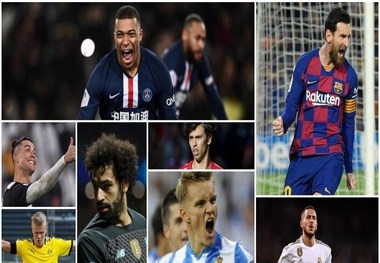 معرفی 100 بازیکن ارزشمند دنیای فوتبال / ام‌باپه با ارزش ترین؛‌ مسی در جایگاه 22 
