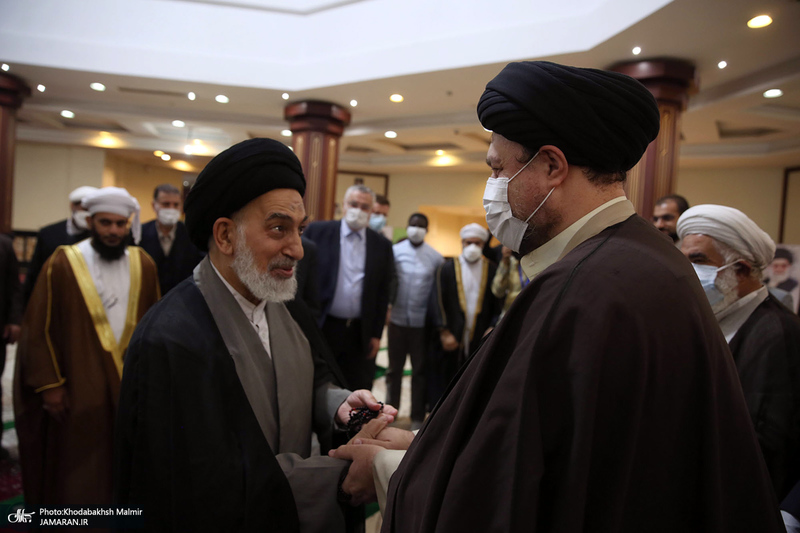 دیدار مهمانان سی و پنجمین کنفرانس وحدت اسلامی با سید حسن خمینی