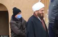 بازدید رئیس شورای سیاستگذاری ائمه جمعه از بیت و زادگاه حضرت امام خمینی (س) (7)