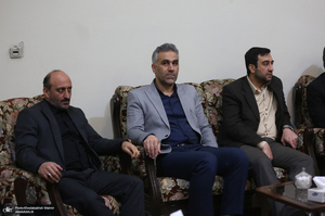 دیدار رئیس، مدیران و جمعی از کارکنان کمیته امداد امام خمینی (ره) با سید حسن خمینی