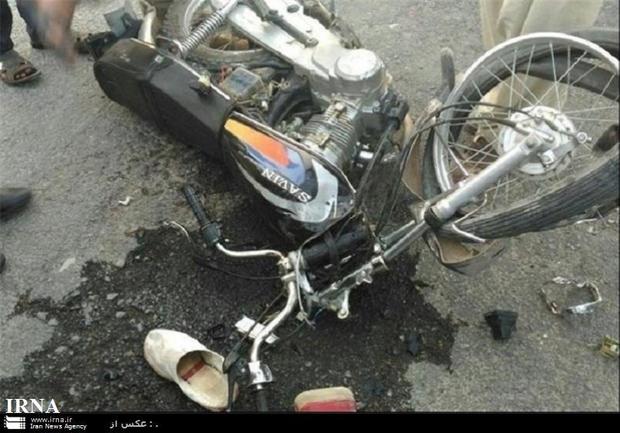 تصادف موتور سیکلت در پلدختر یک کشته برجا گذاشت