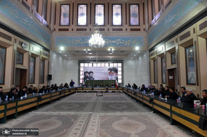 جلسه هماهنگی هیات های مذهبی در حرم مطهر امام خمینی‎(س)