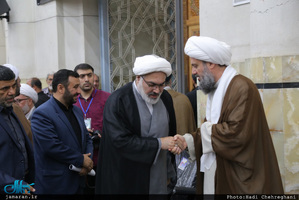 مراسم بزرگداشت هفتمین روز ارتحال مرحوم حجت‌الاسلام و المسلمین احمد احمدی در مسجد اعظم قم