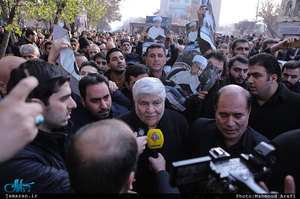 حضور شخصیت ها در مراسم تشییع هاشمی رفسنجانی