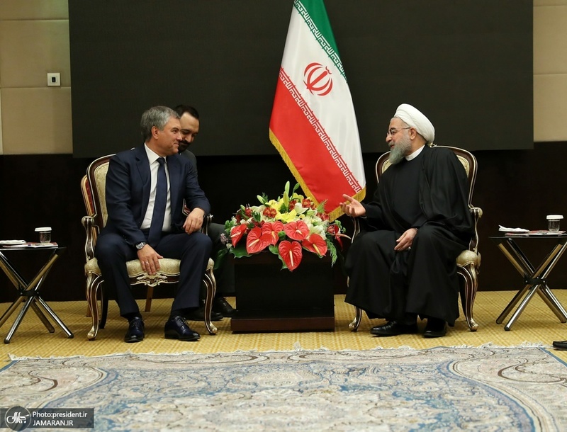 کنفرانس روسای مجالس ایران، افغانستان، پاکستان، ترکیه، چین و روسیه با حضور حسن روحانی