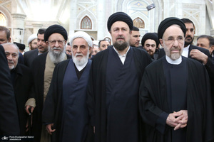 مراسم تشییع و خاکسپاری آیت الله موسوی بجنوردی (ره) -3