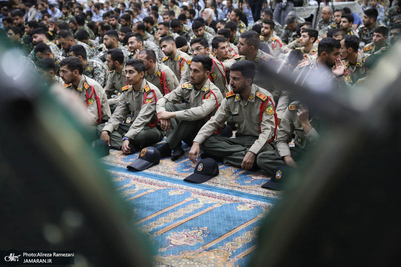 مراسم تکریم ۵۷ شهید گلگون کفن ارتش جمهوری اسلامی ایران