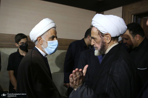 مراسم ختم مادر همسر محمد علی انصاری‎