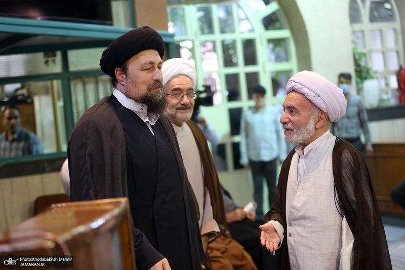 دیدار جمعی از جانبازان واقعه هفتم تیر با سید حسن خمینی