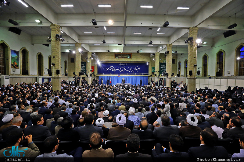 دیدار جمعی از استادان، نخبگان و پژوهشگران دانشگاه‌ها با رهبر معظم انقلاب