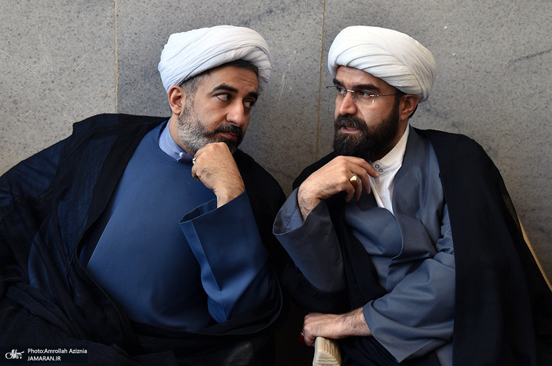 مراسم خاکسپاری پیکر مرحوم محمدعلی جماعتی (ره) در حرم امام خمینی (س)