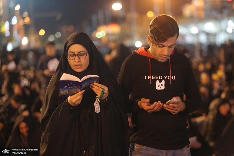 احیای شب بیست و یکم ماه مبارک رمضان در حرم مطهر حضرت معصومه (س)