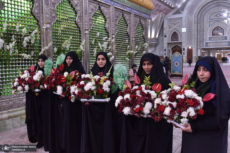 مراسم گل افشانی حرم مطهر امام خمینی (س)