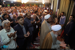 اقامه نماز عید سعید فطر به امامت آیت الله العظمی جوادی آملی در روستای احمدآباد