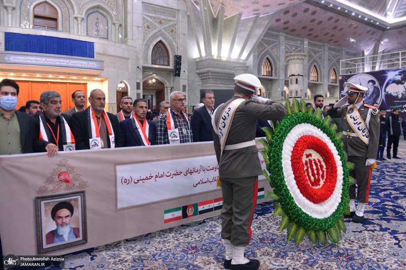 تجدید میثاق خانواده شهدای رسانه محمور مقاومت با آرمان های حضرت امام