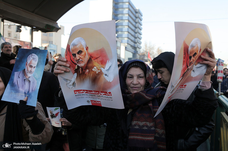 حضور میلیون ها تهرانی در تشییع پیکر مطهر سردار قاسم سلیمانی - 5