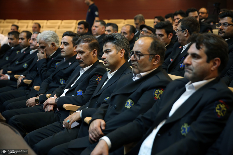 دیدار مدیران اورژانس استان تهران با سید حسن خمینی