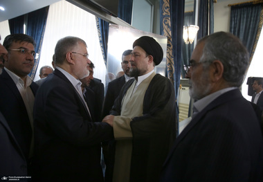 دیدار استاندار تهران و مدیران استانی با سید حسن خمینی 