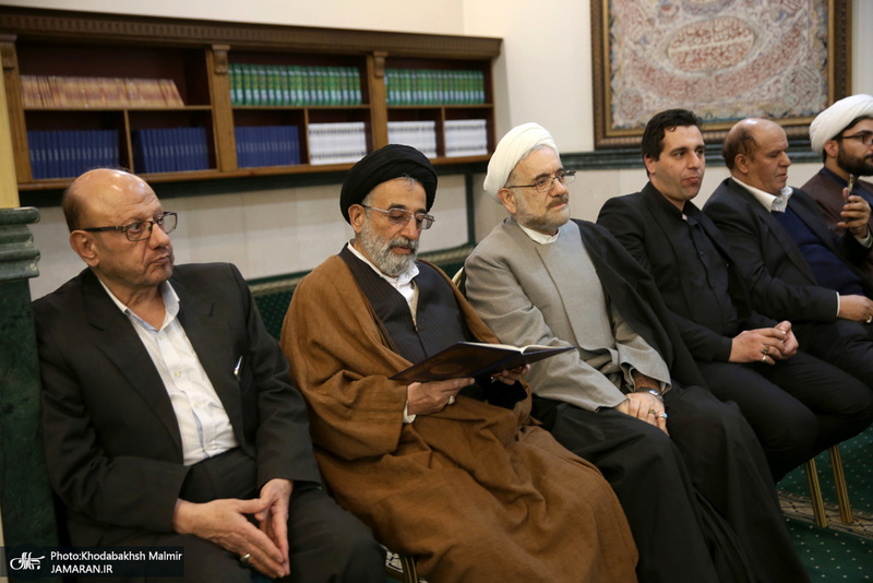مراسم ترحیم پدر همسر حجت الاسلام و المسلمین سید سراج الدین موسوی