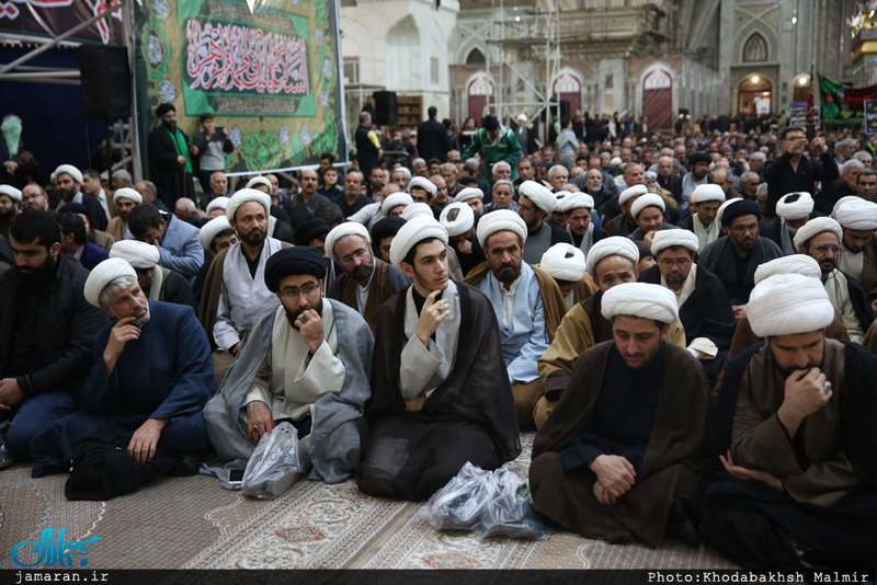 مراسم عزاداری شب شهادت حضرت زهرا(س) در حرم امام خمینی (س)