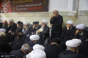 مراسم بزرگداشت رهبر شهید انقلاب در قم-۱