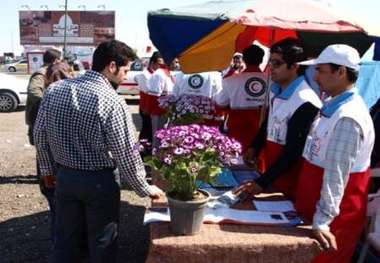 طرح نوروزی امداد و نجات هلال احمر بادرود نطنز آغاز شد