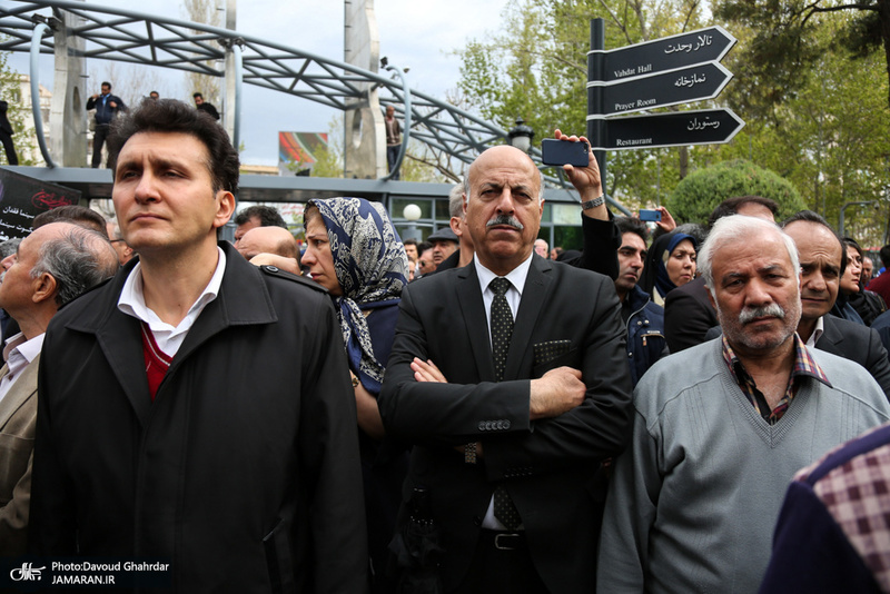 مراسم تشییع پیکر جمشید مشایخی