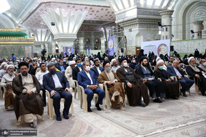 مراسم چهلمین روز ارتحال سید محمود دعایی در حرم مطهر امام خمینی