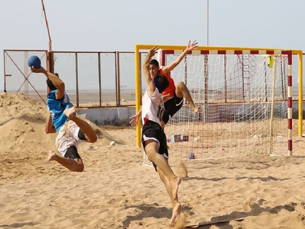 تیم ملی هندبال ساحلی بزرگسالان کشور در بندرعباس اردو زد
