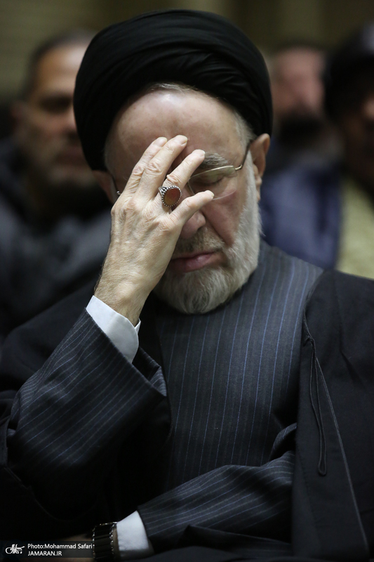 مراسم ختم مهیندخت خاتمی