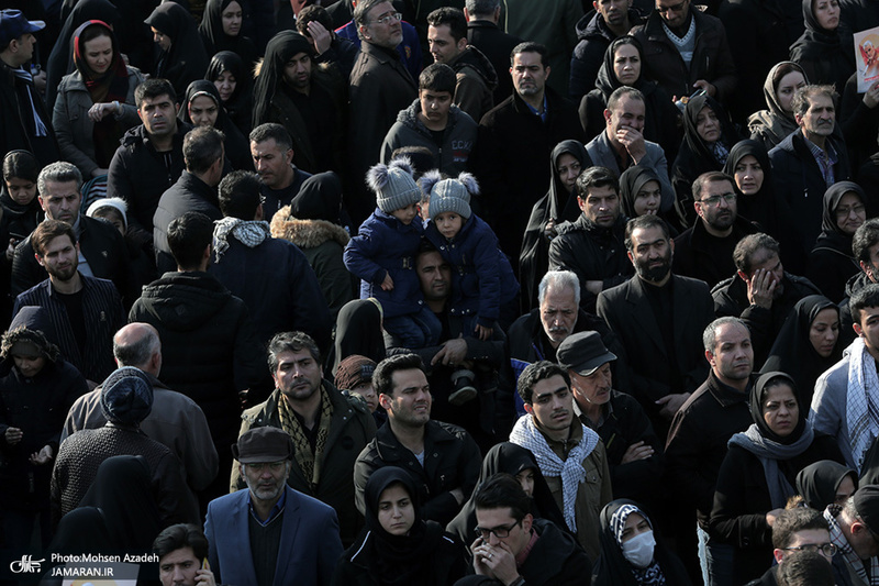 حضور میلیون ها تهرانی در تشییع پیکر مطهر سردار قاسم سلیمانی - 8