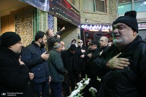 مراسم تشییع حاج حسن محققی