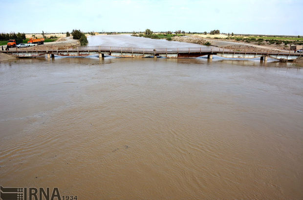 سیل محور زیارت به لوجلی شیروان را بست