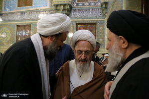 مراسم بزرگداشت آیت الله سیدجعفر خوانساری(ره) با حضور سید حسن خمینی