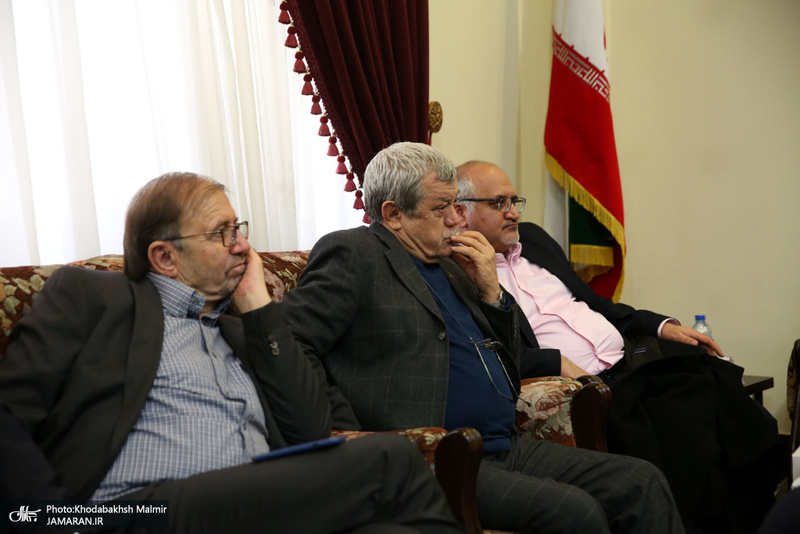 دیدار وزیر ، معاونان و کارکنان وزارت صمت با سید حسن خمینی