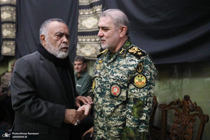 مراسم تکریم ۵۷ شهید گلگون کفن ارتش جمهوری اسلامی ایران