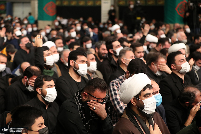 پنجمین شب مراسم عزاداری حضرت فاطمه‌ زهرا (س) در حسینیه امام خمینی