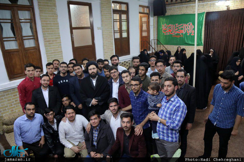 دیدار اعضای انجمن اسلامی دانشجویان دانشگاه فردوسی مشهد با سید علی خمینی