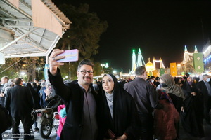 مراسم آغاز  سال 1401 در حرم کریمه اهل بیت (ع)‎