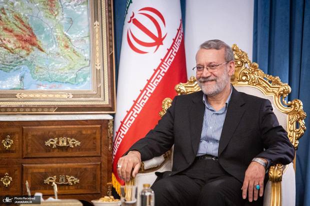 پیام علی لاریجانی به غربی ها + عکس