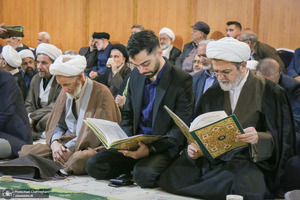 مراسم بزرگداشت آیت موسوی تبریزی در قم