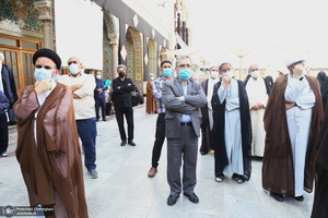 مراسم تشییع حجت الاسلام و المسلمین سید محمد جواد حسینی کاشانی(ره)