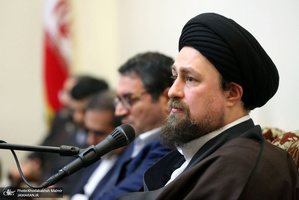 دیدار وزیر ، معاونان و کارکنان وزارت صمت با سید حسن خمینی