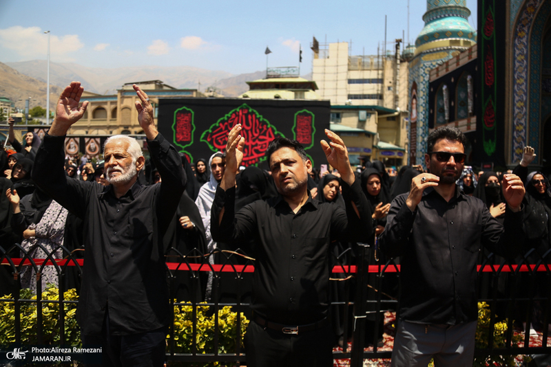 مراسم عزاداری روز تاسوعای حسینی (ع) در امام زاده صالح (ع)