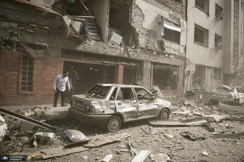 تجاوز رژیم صهیونیستی به منطقه مسکونی غیرنظامی در تهران