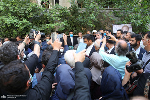 مراسم تشییع پیکر حجت الاسلام و المسلمین سید محمود دعایی از موسسه اطلاعات