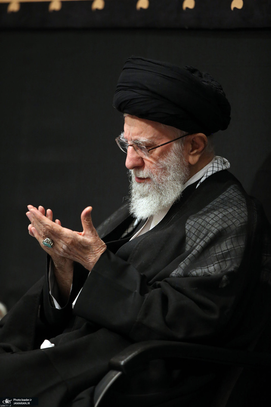 مراسم عزاداری شب تاسوعای حسینی (ع) در حسینیه امام خمینی