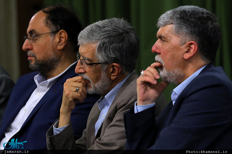 دیدار جمعی از شاعران و اهالی فرهنگ و ادب با رهبر معظم انقلاب